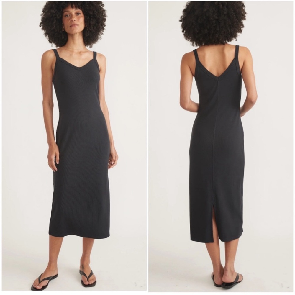Marine Layer Lexi Rib Sun-In Spaghetti Strap Dress